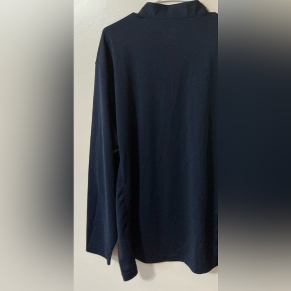 Holloway Men's DRI-Excel Pullover Shirt Navy  Beige/White Color Blocks XL New - Picture 7 of 11